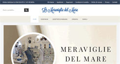 Desktop Screenshot of meravigliedelmare.com